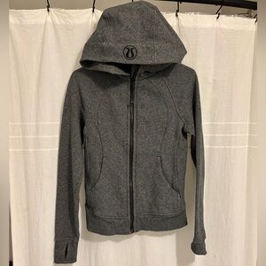 Lululemon Scuba Zip Up - Dark Gray